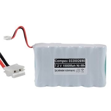12M Compex 032002690 7.2V 1800 Mah Şarjlı Batarya Bloğu