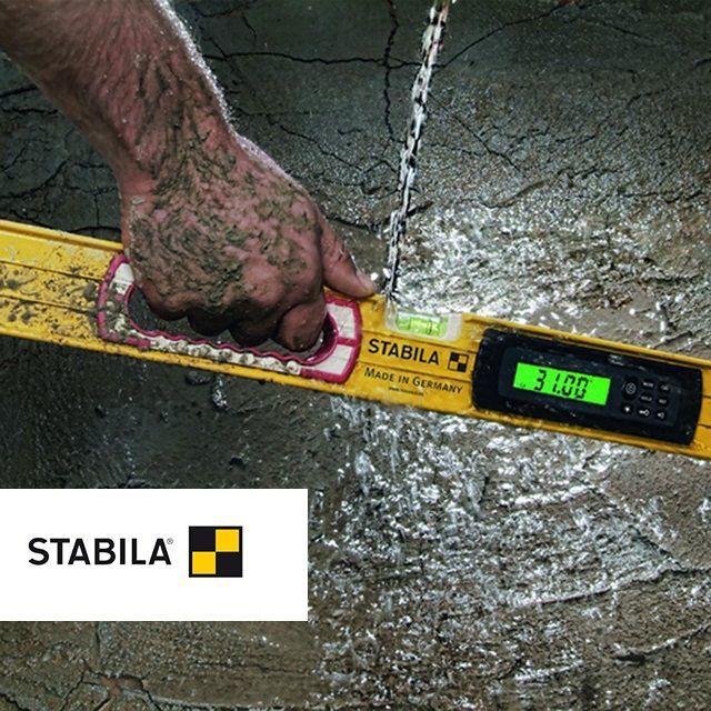 STABILA 17671 Tip 196-2 Elektronik Eğim Ölçer IP65, 80cm