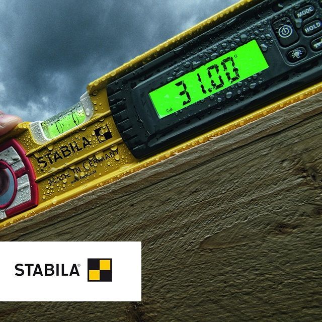 STABILA 17671 Tip 196-2 Elektronik Eğim Ölçer IP65, 80cm