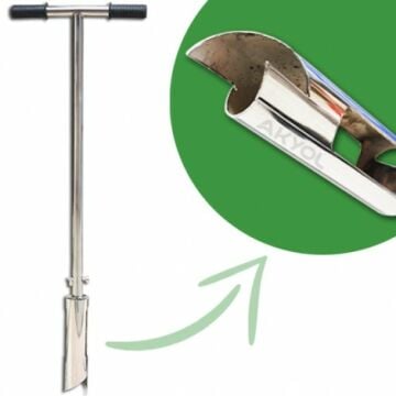 TNS 50 Krom Toprak Numune Sondası Çevirmeli Model