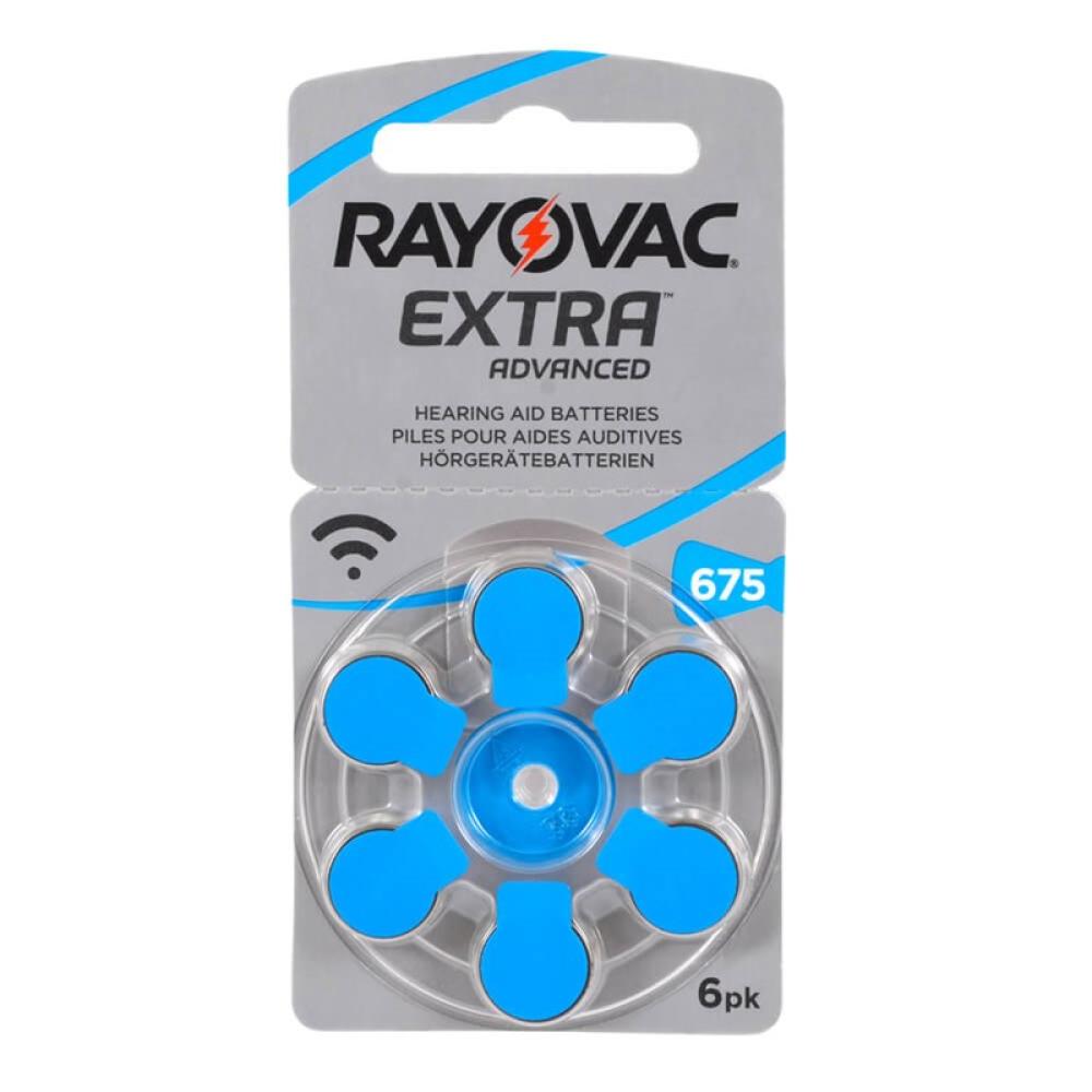 Rayovac Extra Advanced 675 Numara İşitme Cihazı Pili 6'Lı