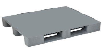 Plastik düz palet 100-120-K (GRİ)