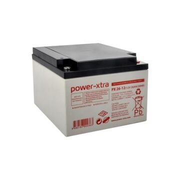 Power-xtra 12V 26Ah Bakımsız Akü