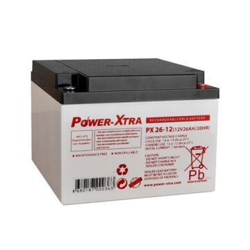 Power-xtra 12V 26Ah Bakımsız Akü