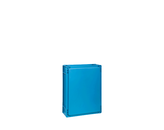 Yanları ve altı kapalı Kasa H-3211 D    Dış ebatları: 200 x 300 x 120 mm