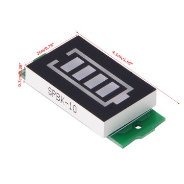 Arduino 15 Lithium Batarya Kapasite Göstergesi Modülü