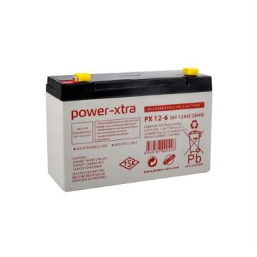Power-Xtra 6V 12Ah Bakımsız Akü