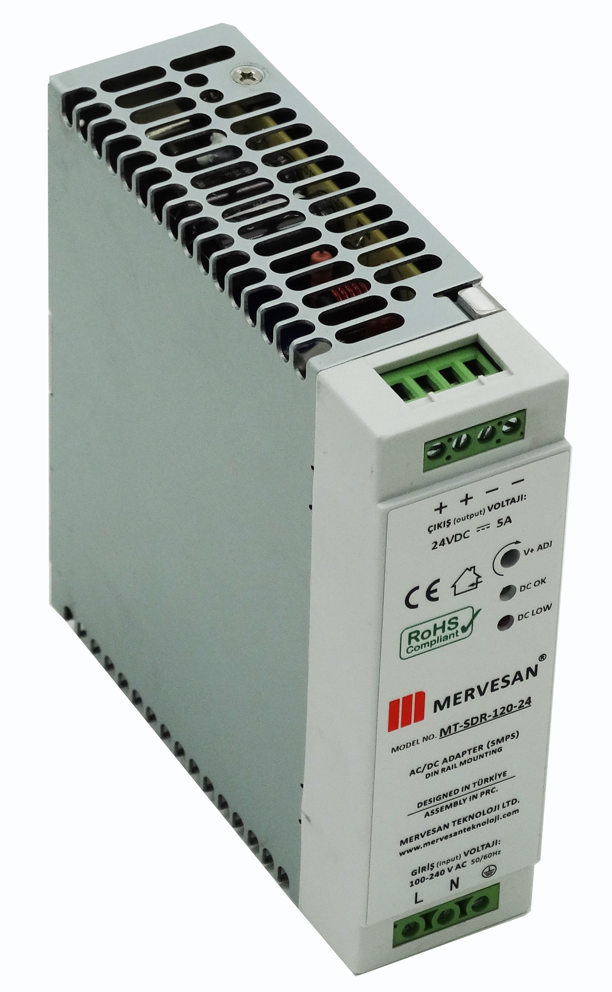 SLİM Ray Montaj AC-DC (SMPS) Adaptörler  48V 1.6A  75W