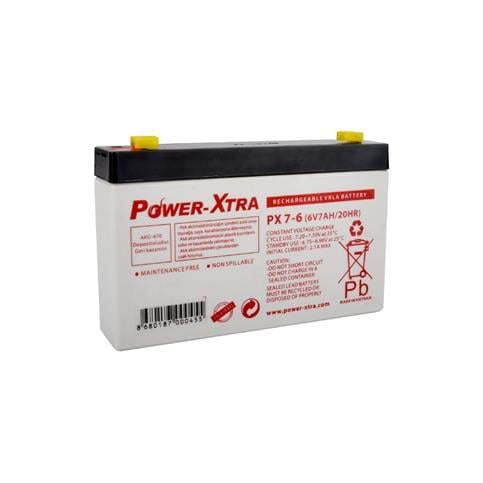 Power-Xtra 6V 7Ah Bakımsız Akü