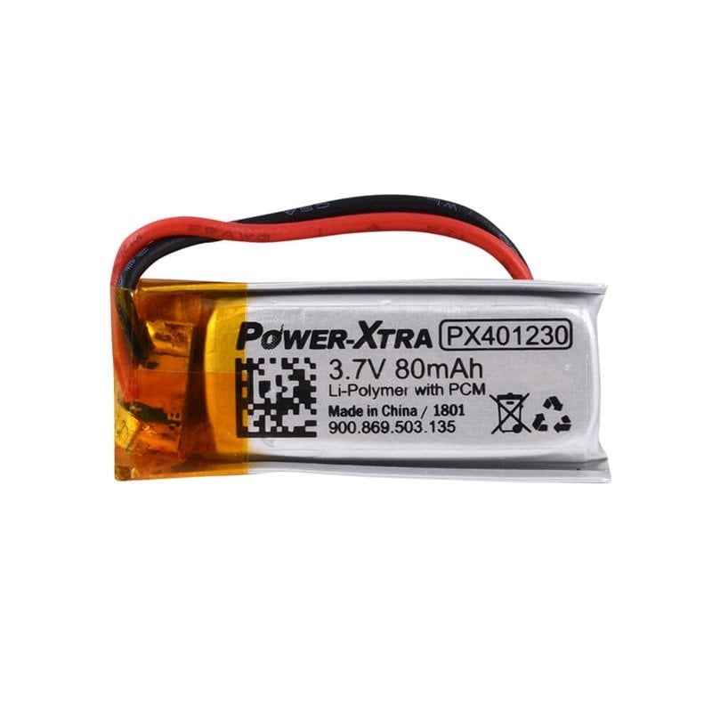 Power-Xtra PX401230 80 mAh Li-Polymer Pil