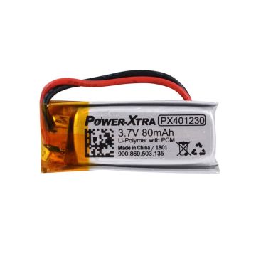 Power-Xtra PX401230 80 mAh Li-Polymer Pil