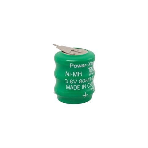 Power-xtra 3.6V Ni-Mh 80 mAh  Buton  Pil 2 Pinli