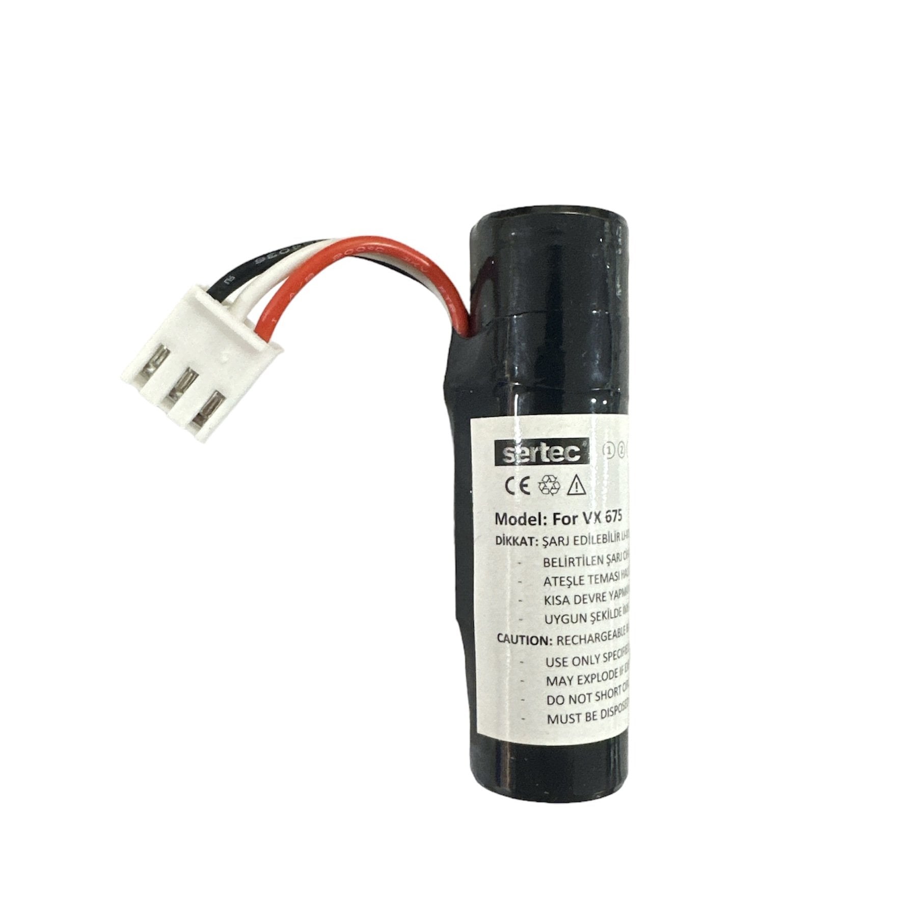 Sertec - Verifone/HUGIN VX 675 Pos Uyumlu Batarya