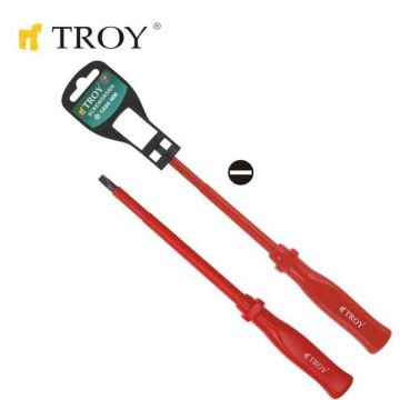 TROY 22122 Düz İzoleli Tornavida (5,5x 125mm)