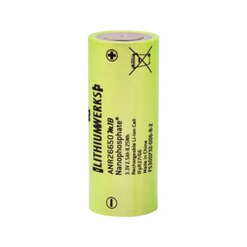 Lithium Werks  ANR26650M1B - 26650 LiFePO4 Pil
