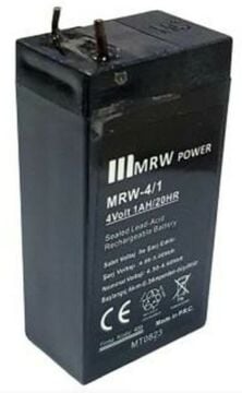 MRW POWER  Bakımsız Kuru Aküler  4Volt 1AH