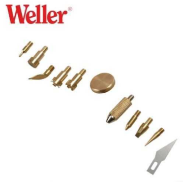 WELLER WBTK 12 EU Ahşap Yakma Uç Seti, 12 Parça