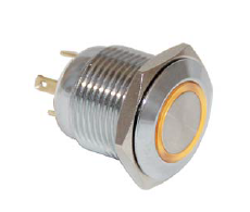 16mm Metal LED'li Yaylı Buton
