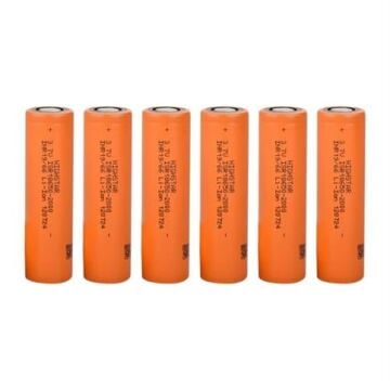 Highstar - ISR18650-2000 - 3.7V 2000 Mah Li-İon Şarjlı Pil - 30A 6 Lı Paket