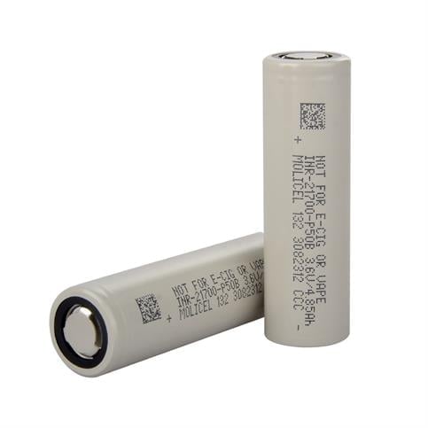 Molicel INR-21700-P50B - 3.7V 5000Mah Li-İon Şarjlı Pil - 50A