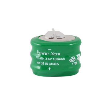 Power-xtra 3.6V 160 mAh 3 Pinli Ni-Mh Buton Pil