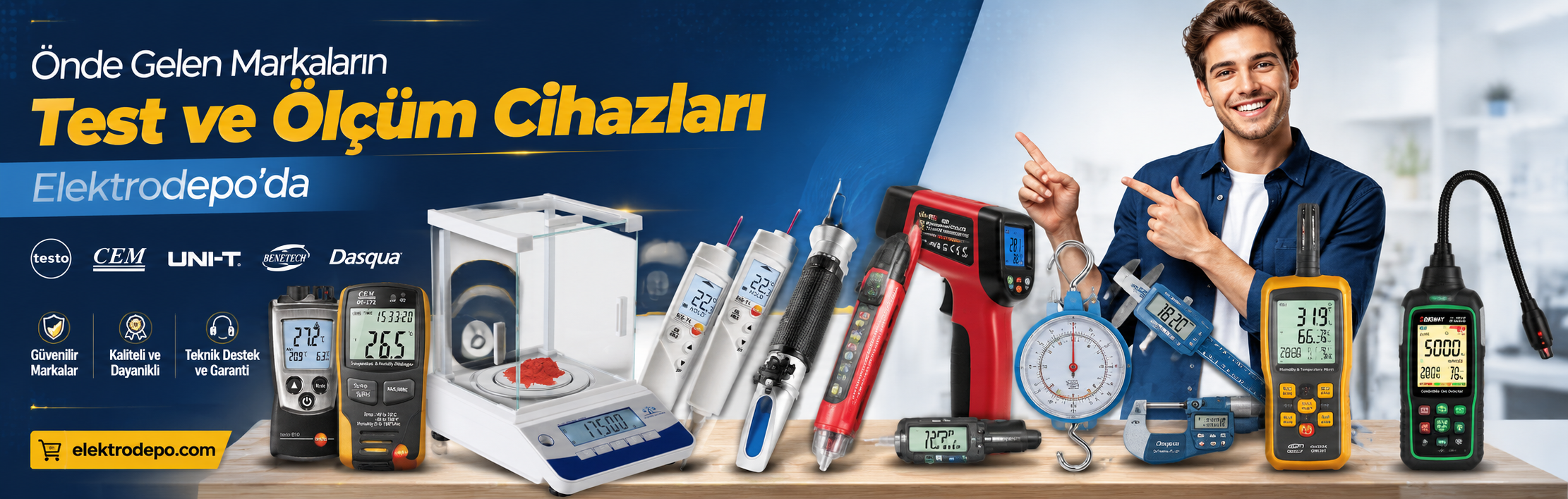 test ölçüm cihazları